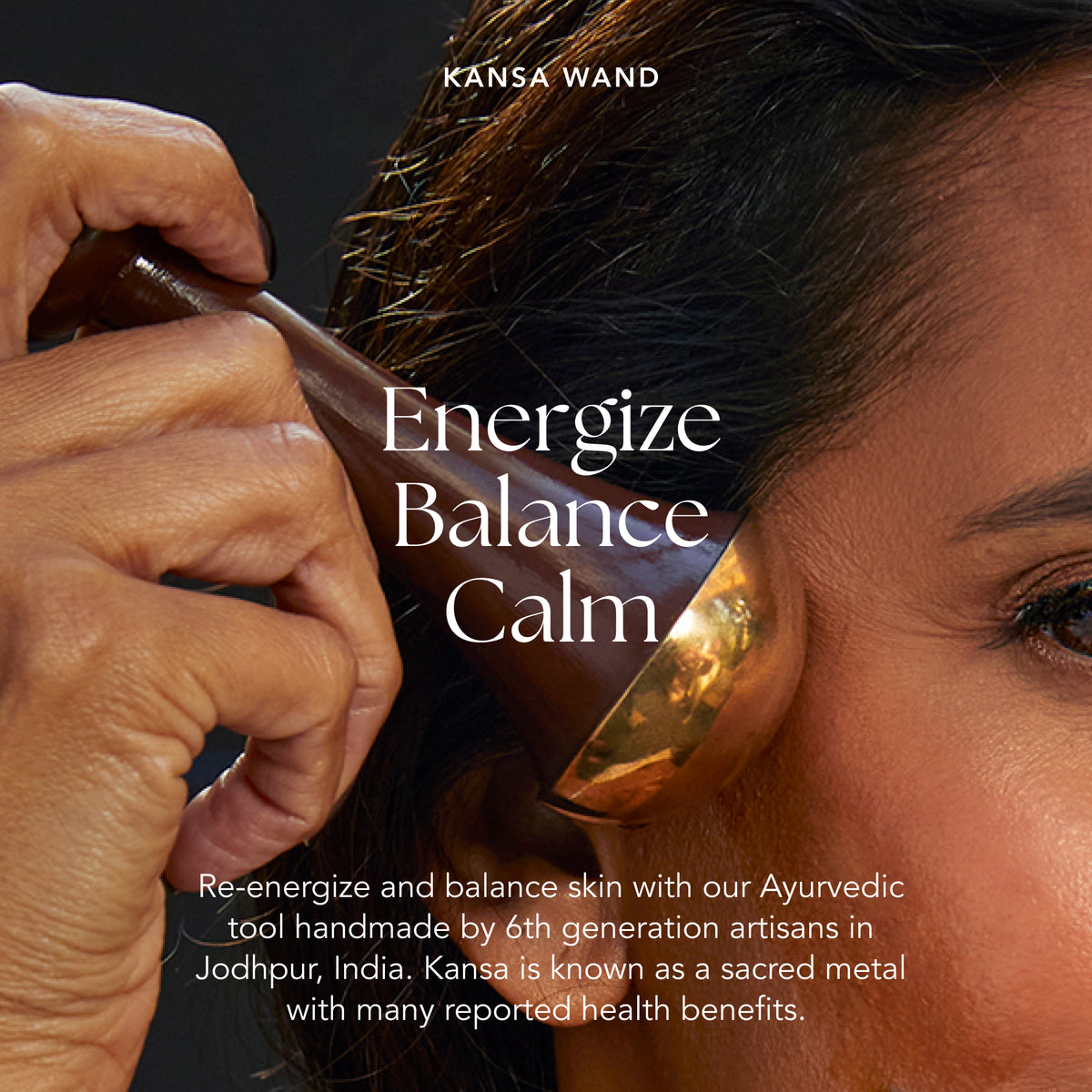 Kansa Wand Ayurvedic Facial Massage Tool | Ranavat | Muse & Heroine