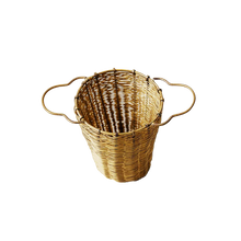 Load image into Gallery viewer, Woven Brass: Large Tea Strainer