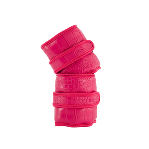Croco Pink ankle and wrist weights
