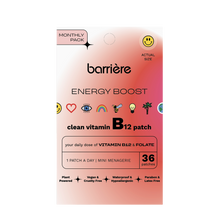 Charger l'image dans la galerie, ENERGY BOOST Vitamin B12 Patch 36pk - Mini Menagerie