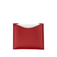 Load image into Gallery viewer, Refillable Red fine leather powder case
