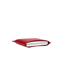 Load image into Gallery viewer, Refillable Red fine leather powder case
