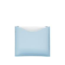 Laden Sie das Bild in den Galerie-Viewer, Refillable Blue fine leather powder case