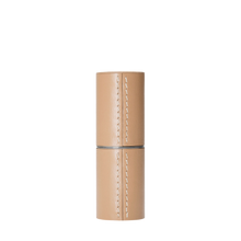 Load image into Gallery viewer, Refillable Camel fine leather lipstick case
