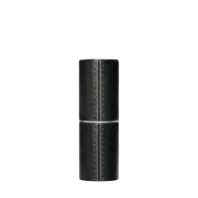Charger l'image dans la galerie, Refillable Black fine leather lipstick case