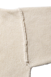 Blanche Cashmere Sweater in Milk Glacé