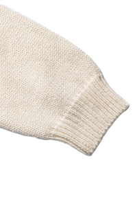 Blanche Cashmere Sweater in Milk Glacé