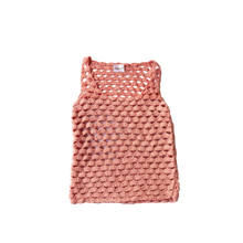 Load image into Gallery viewer, FREEDOM CASHMERE CROCHET TOP - PINK-A-BOO
