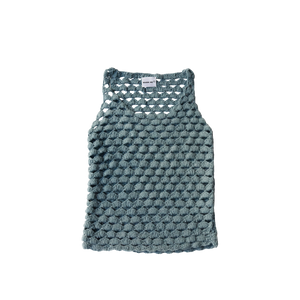 FREEDOM CASHMERE CROCHET TOP - WILD WIND