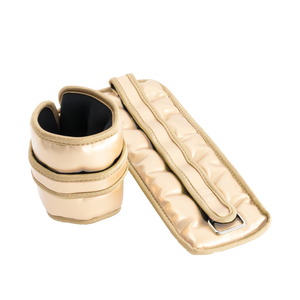 Gold ankle and wrist weights