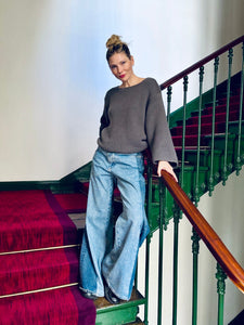 Stella in Aqua Gray
