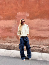 Load image into Gallery viewer, Blanche Cashmere Sweater in Milk Glacé
