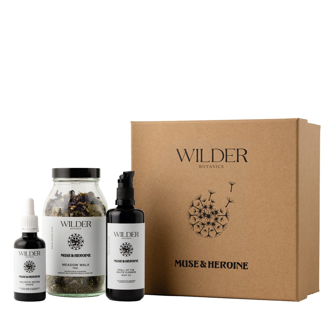 Wilder Botanics X Muse & Heroine -  LIMITED EDITION -  Herbal Detox & Reset Box