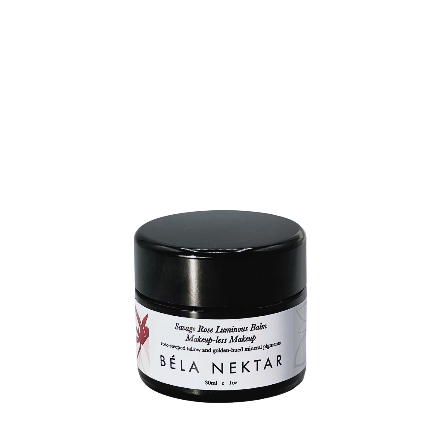 Savage Rose Luminous Balm: Makeup-Less Makeup: Rose-Steeped Tallow & Golden-Hued Mineral Pigments