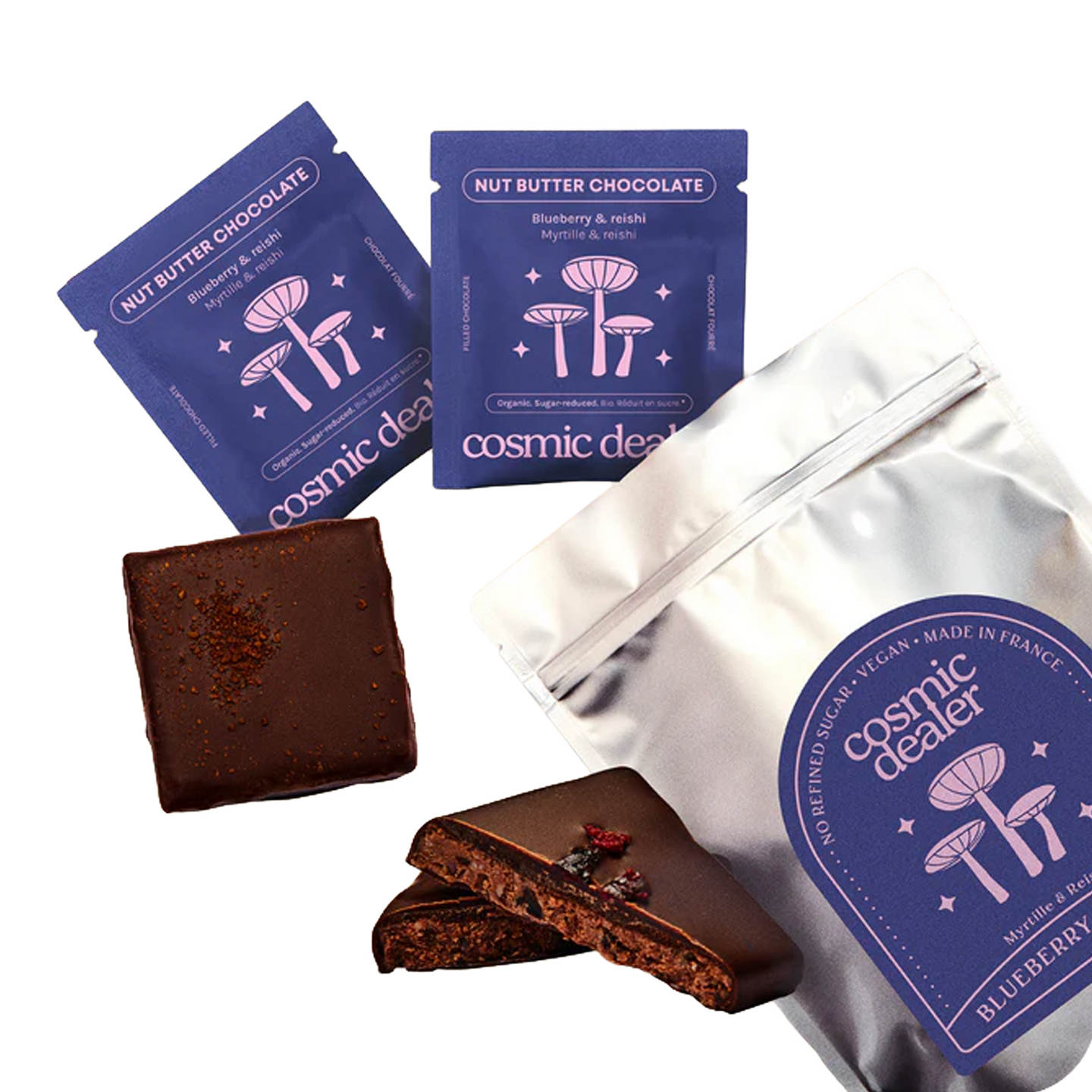 Pack of 8 - Wild Blueberry & Reishi