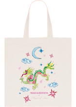 Load image into Gallery viewer, THE MUSE &amp; HEROINE DRAGON TOTE BAG - LIMITED EDITION BY FLEUR D&#39;IRIS
