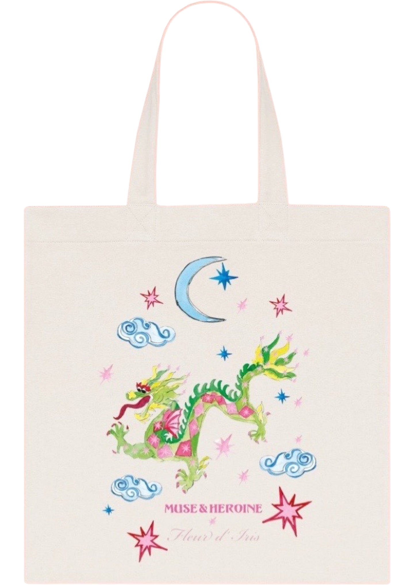 THE MUSE & HEROINE DRAGON TOTE BAG - LIMITED EDITION BY FLEUR D'IRIS