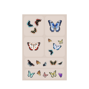 Brains & Beauty Vitamin Patch 6pk- Butterflies