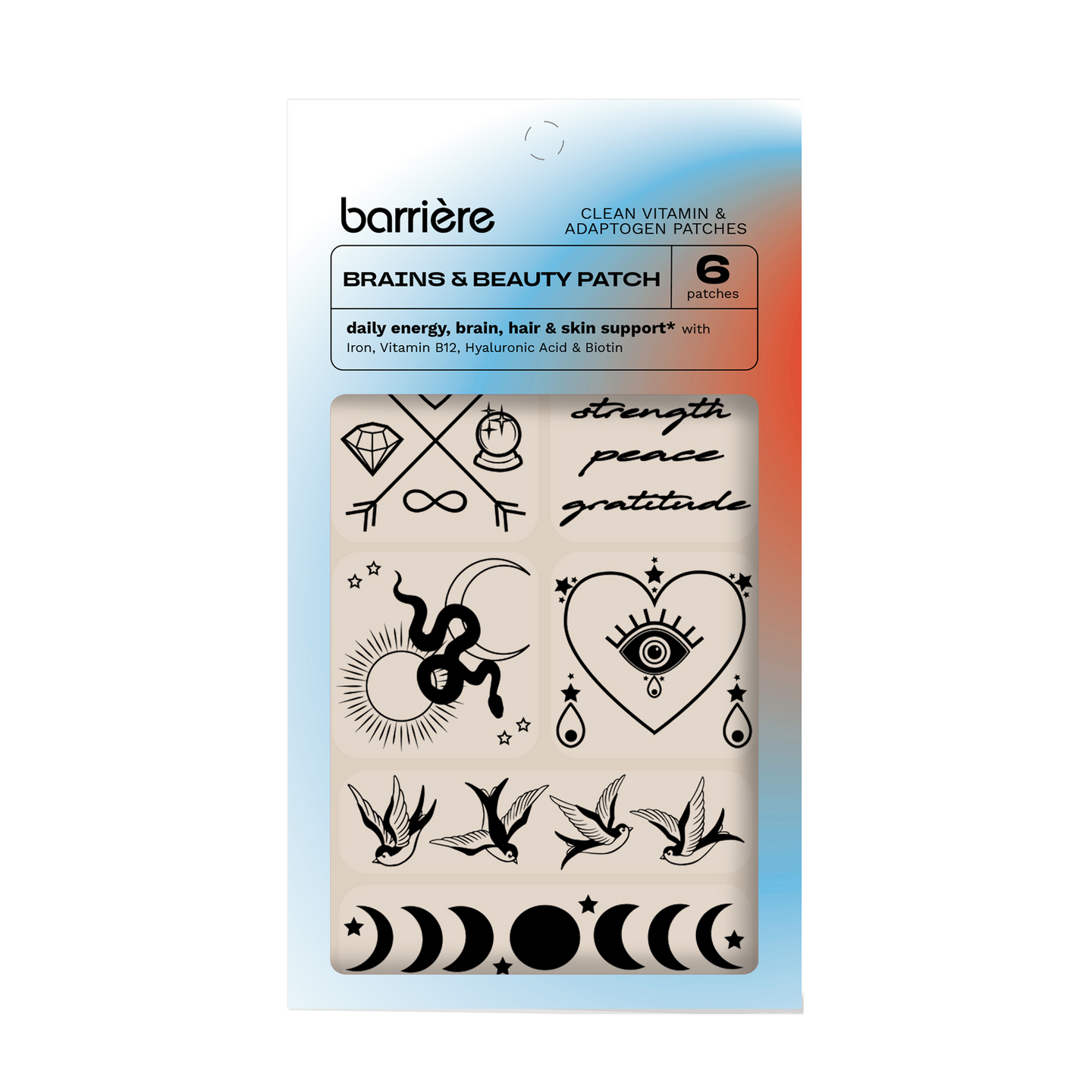 Brains & Beauty Vitamin Patch 6pk - Mystic Motifs