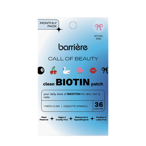 CALL OF BEAUTY Biotin Patch 36pk - Coquette Symbols
