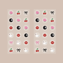 Load image into Gallery viewer, CALL OF BEAUTY Biotin Patch 36pk - Coquette Symbols
