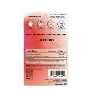 ENERGY BOOST Vitamin B12 Patch 36pk - Bolt