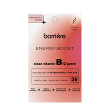 Charger l&#39;image dans la galerie, ENERGY BOOST Vitamin B12 Patch 36pk - Bolt
