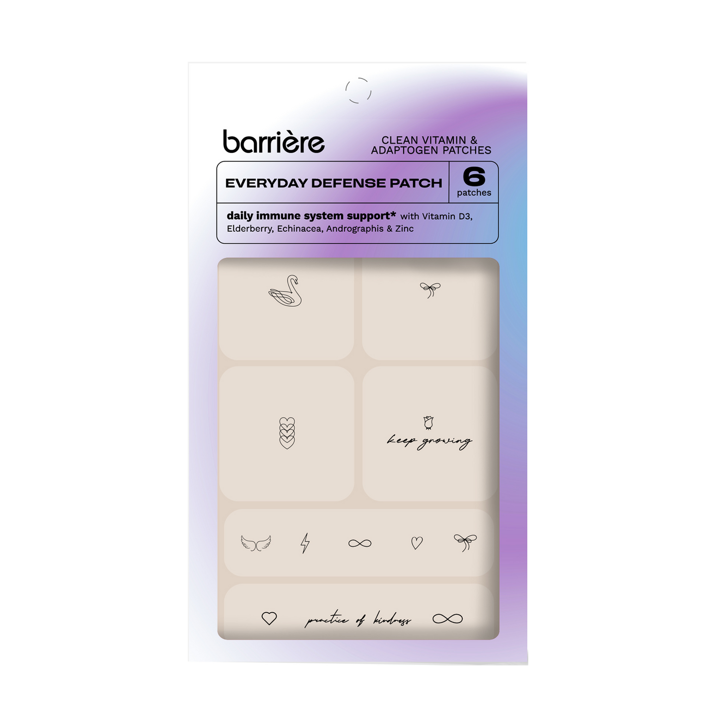 Everyday Defense Vitamin Patch 6pk- Mini Motifs