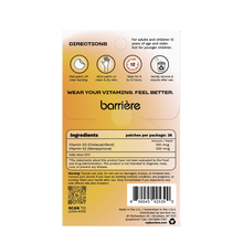 Laden Sie das Bild in den Galerie-Viewer, HELLO SUNSHINE Vitamin D3 Patch 36pk - Sun

