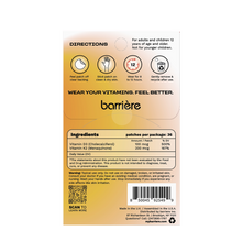 Laden Sie das Bild in den Galerie-Viewer, HELLO SUNSHINE Vitamin D3 Patch 36pk - Gold Sun
