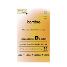 Laden Sie das Bild in den Galerie-Viewer, HELLO SUNSHINE Vitamin D3 Patch 36pk - Sun
