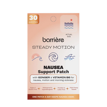 Carica l'immagine nel visualizzatore di Gallery, STEADY MOTION  NAUSEA SUPPORT PATCH 30pk -Wavy Symbols