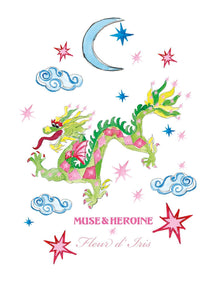 THE MUSE & HEROINE DRAGON TOTE BAG - LIMITED EDITION BY FLEUR D'IRIS