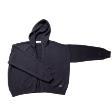 Load image into Gallery viewer, SOLANA OVERSIZED CASHMERE CARDIGAN IN ANTHRACITE
