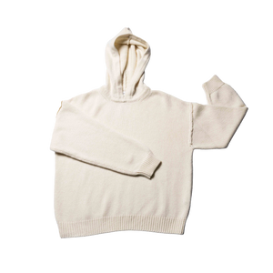 Blanche Cashmere Sweater in Milk Glacé