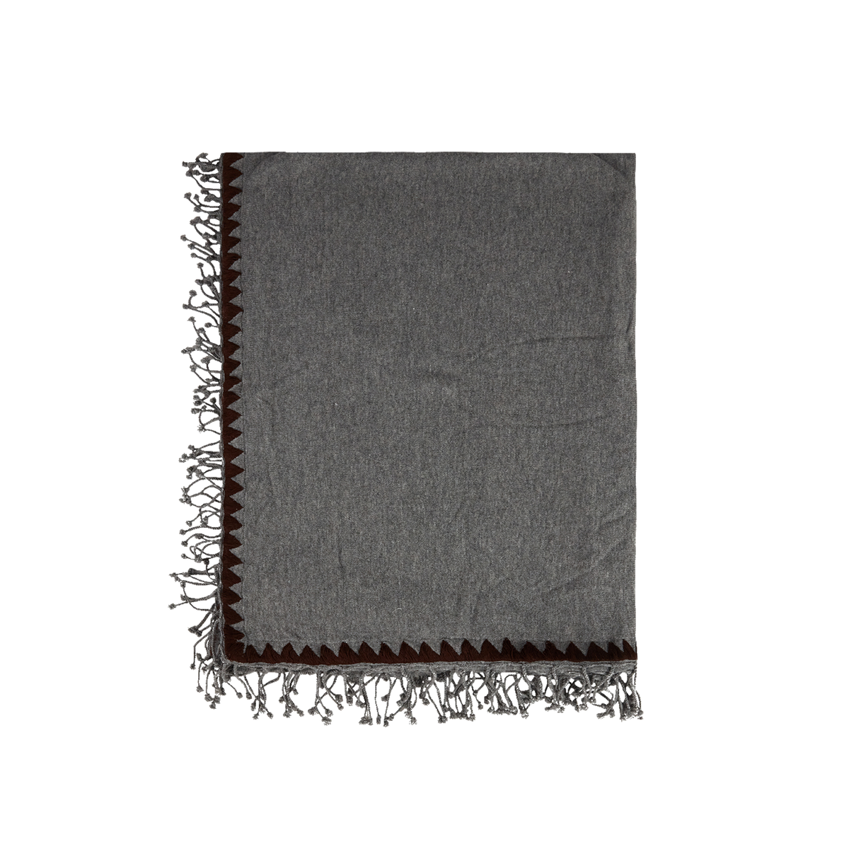 Masterpiece III CMasterpiece III CASHMERE BLANKET Grey/Kaki Muse