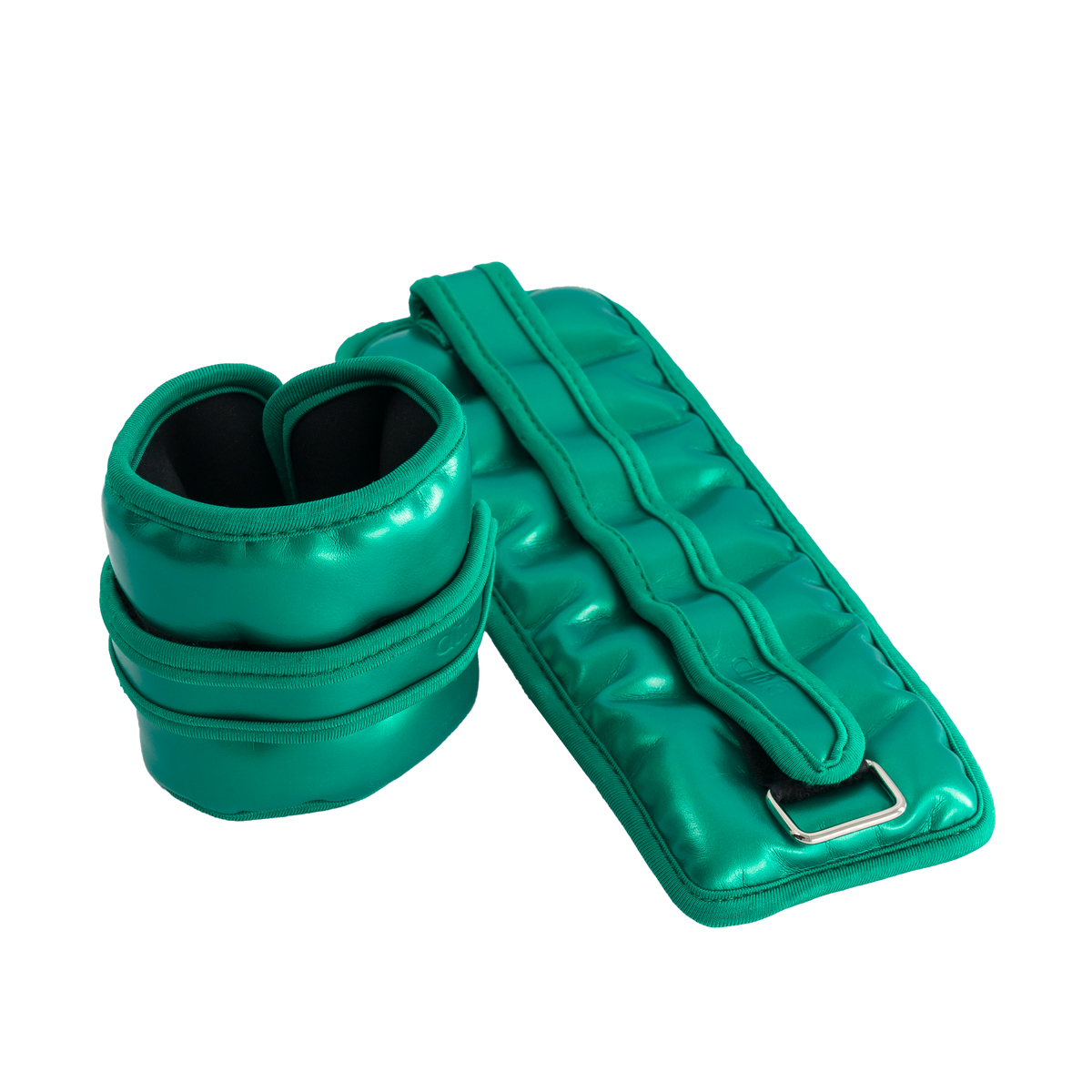 Green ankle and wrist weights Muse & Heroine