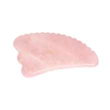 Load image into Gallery viewer, Gua Sha Corne Rose Quartz With Teeth

